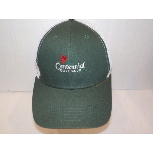 Centennial Golf Club Southern Oregon Green/White Mesh Trucker Snapback Hat / Cap - Picture 1 of 6